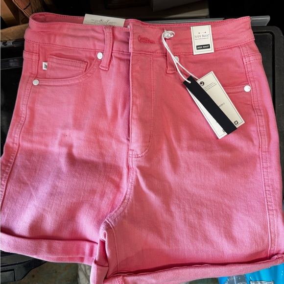 Judy Blue Pants - Judy Blue Pink Jean Shorts